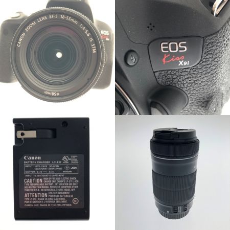  CANON キャノン カメラ デジタルカメラ デジタル一眼レフカメラ 専用電池 SDHC ダブルズームキット EOSKISS X9i