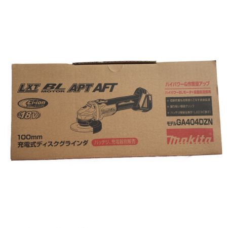  MAKITA マキタ 工具 電動工具 ディスクグラインダー 100mm 18v GA404DZN