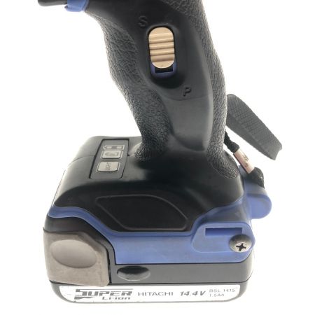  HITACHI 日立 工具 電動工具 インパクトドライバー　14.4v WH14DSL ブルー