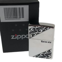 □□  雑貨 ジッポ　ライター ZIPPO TATOO-SPBK1 Bランク