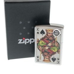 □□  雑貨 ライター ZIPPO　ジッポ トランプ柄　キング・オブ・スペード Aランク