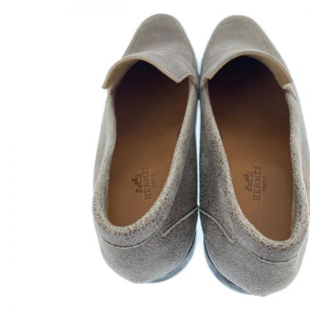  HERMES エルメス 靴　ローファー　サイズ41 グレー