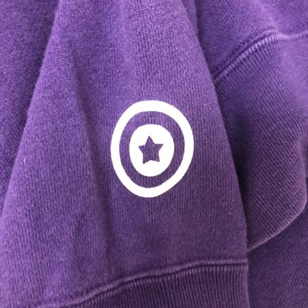  A BATHING APE アベイシングエイプ メンズ衣料 パーカー シャークパーカー  SIZE M パープル