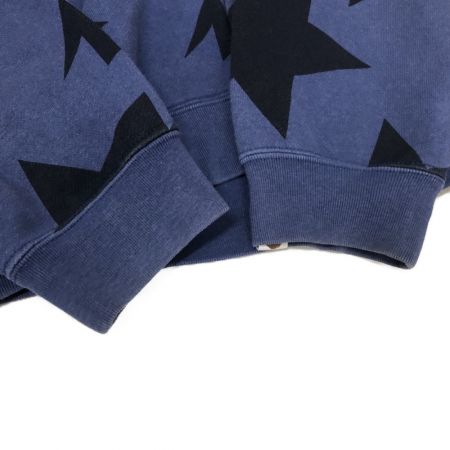  A BATHING APE アベイシングエイプ メンズ衣料 パーカー スターパーカー SIZE M ネイビー