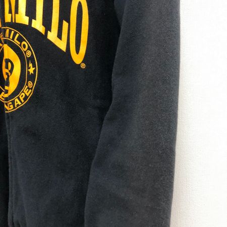  A BATHING APE アベイシングエイプ メンズ パーカー ジップパーカー BABY MILO SIZE M ブラック
