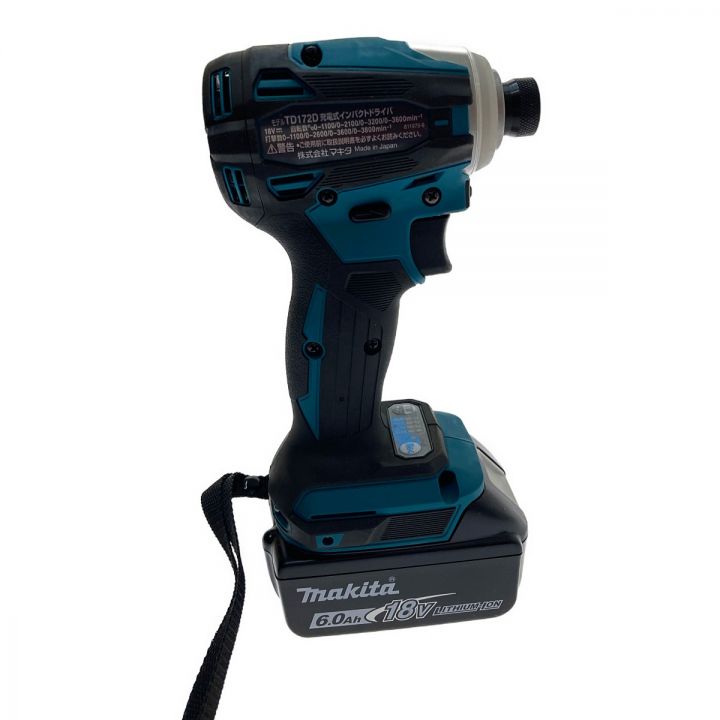 MAKITA マキタ 18V 充電式インパクトドライバ TD172D 充電池1個付き｜中古｜なんでもリサイクルビッグバン