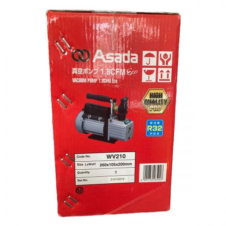 中古】 asada 真空ポンプ1.8CFM Eco WV210 Sランク｜総合リサイクル