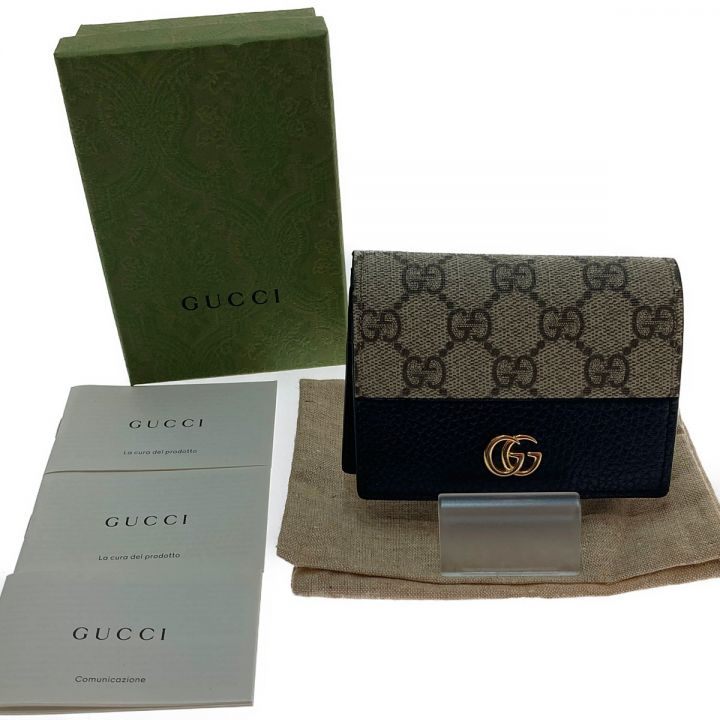 GUCCI グッチ カードケース ウォレット 658610 GGマーモント｜中古｜なんでもリサイクルビッグバン