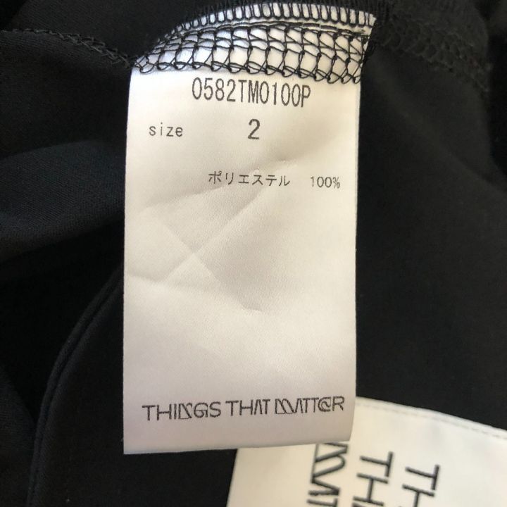THINGS THAT MATTER レディース パンツ サイズ2 0582TM0100P ブラック  