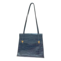 □□ PICARD ショルダーバッグ　スレ有 ブラック Cランク