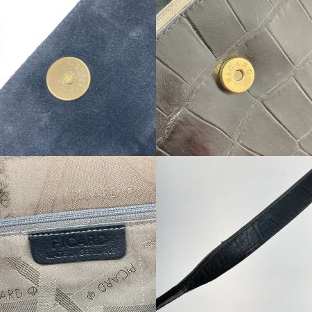  PICARD ショルダーバッグ　スレ有 ブラック