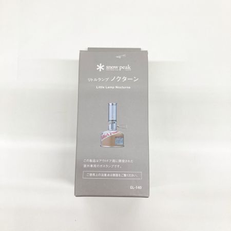  snowpeak スノーピーク LED ランタン リトルランプノクターン GL-140 未使用品