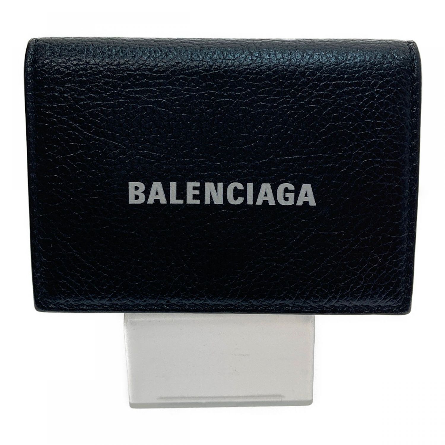 バレンシアガ BALENCIAGA 3つ折り財布 小銭入れ付き ブラック新品
