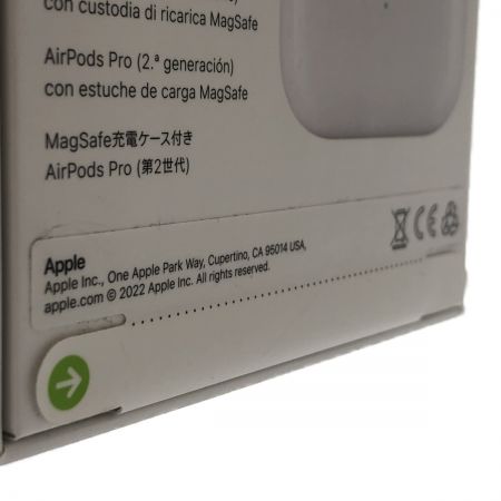  Apple アップル オーディオ機器 ヘッドホン  AirPods Pro 第2世代 MQD83J/A