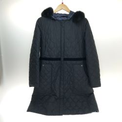 □□ SONIA RYKIEL Collection リバーシブル キルティングコート SIZE38(S) F13H ブラック Bランク