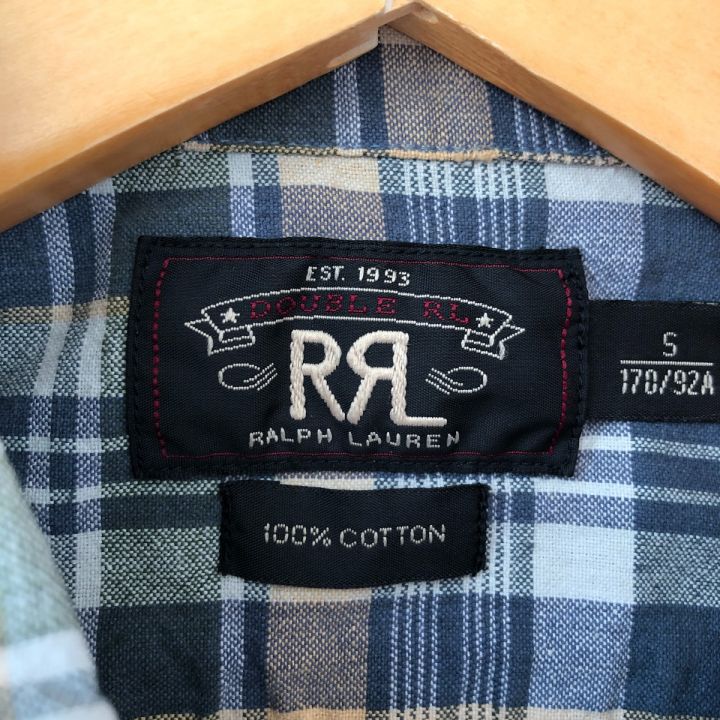 RRL ダブルアールエル メンズ シャツ 半袖シャツ SIZE S マルチカラー｜中古｜なんでもリサイクルビッグバン