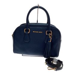 □□ MICHAEL KORS マイケルコース 2WAYショルダーバッグ 35S7GBFS2T ネイビー Bランク