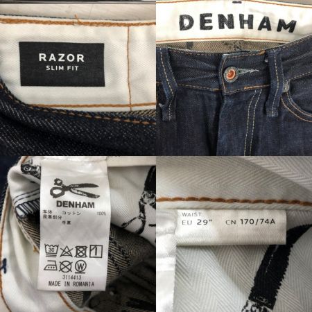  DENHAM メンズ ジーンズ RAZOR SLIM FIT サイズEU29 27160-9-11012 インディゴ
