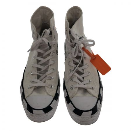  off-White×converse 靴 スニーカー ハイカットスニーカー SIZE 28cm 163862C ホワイト