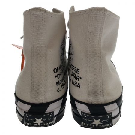  off-White×converse 靴 スニーカー ハイカットスニーカー SIZE 28cm 163862C ホワイト