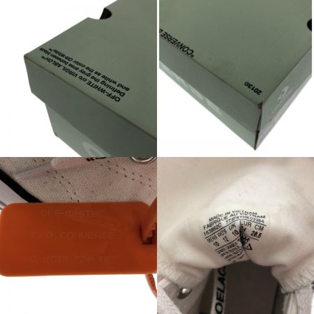  off-White×converse 靴 スニーカー ハイカットスニーカー SIZE 28cm 163862C ホワイト