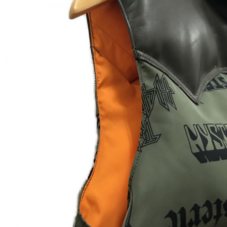  ROCKY MOUNTAIN×HYSTERIC GLAMOUR メンズ ベスト METAL LOGO総柄CHRISTYベスト　SIZE M 02173AV01 オリーブ