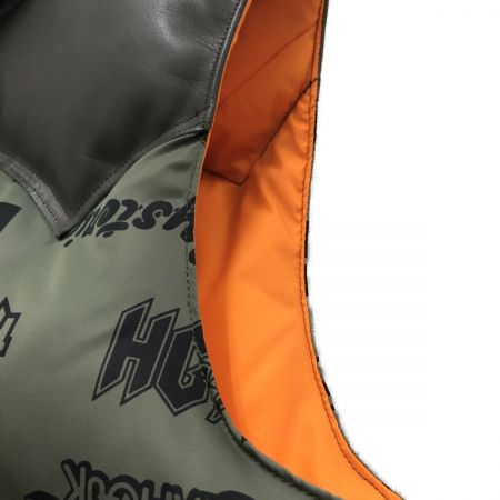  ROCKY MOUNTAIN×HYSTERIC GLAMOUR メンズ ベスト METAL LOGO総柄CHRISTYベスト　SIZE M 02173AV01 オリーブ