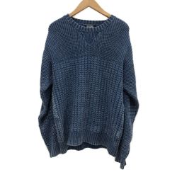 □□ Hysteric Glamour ヒステリックグラマ メンズ ニット SIZE M 0263NS05 ブルー Bランク
