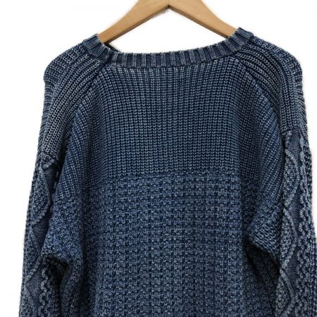  Hysteric Glamour ヒステリックグラマ メンズ ニット SIZE M 0263NS05 ブルー