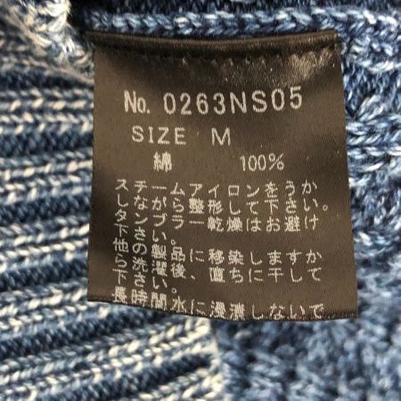  Hysteric Glamour ヒステリックグラマ メンズ ニット SIZE M 0263NS05 ブルー
