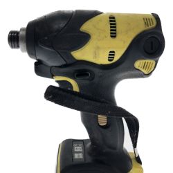 □□ HITACHI 日立 工具 電動工具 インパクトドライバー　充電器・充電池1個・ケース付  14.4v  キズ・ヨゴレ有 WH14DSL イエロー Cランク