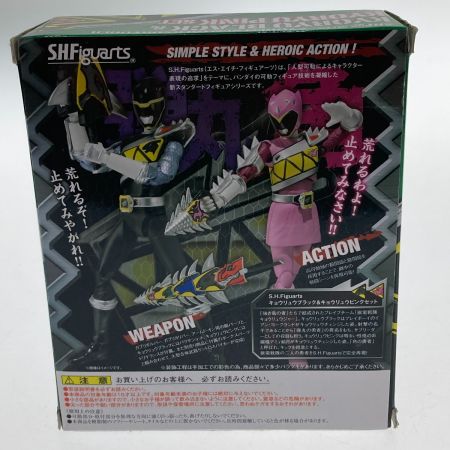  BANDAI バンダイ S.H.Figuarts キョウリュウブラック＆キョウリュウピンクセット 獣電戦隊キョウリュウジャー