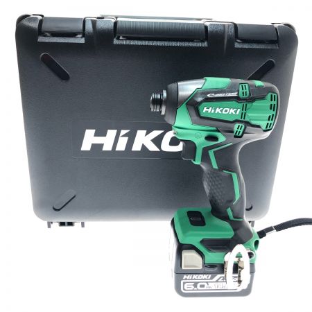  HiKOKI ハイコーキ 工具 電動工具 インパクトドライバー 充電器・充電池2個・ケース付  14.4v WH14DB(2YC) グリーン