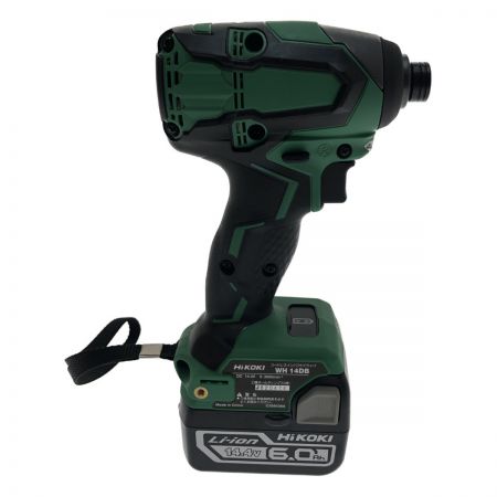  HiKOKI ハイコーキ 工具 電動工具 インパクトドライバー 充電器・充電池2個・ケース付  14.4v WH14DB(2YC) グリーン