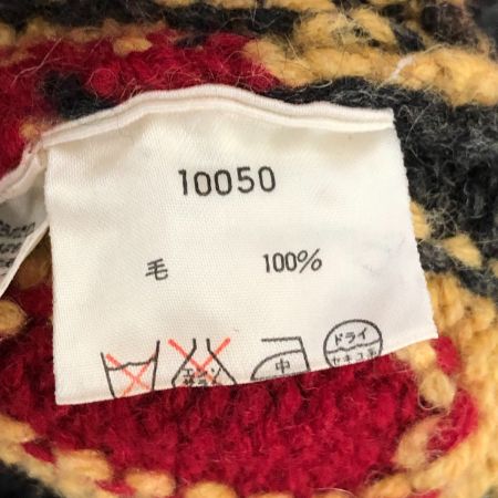  90s HARLEY-DAVIDSON メンズ ニット ファイヤージップニット SIZE M レッド