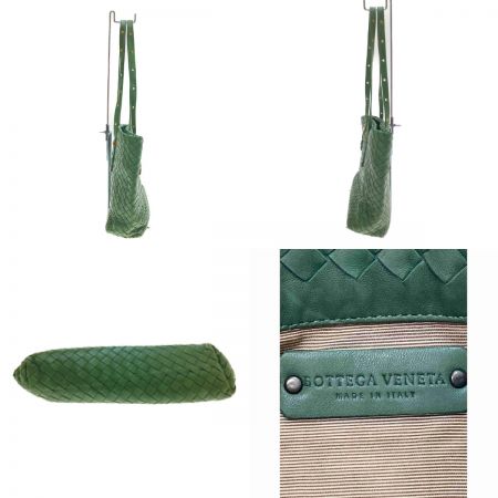  BOTTEGA VENETA ボッテガヴェネタ ショルダーバッグ　イントレチャート グリーン