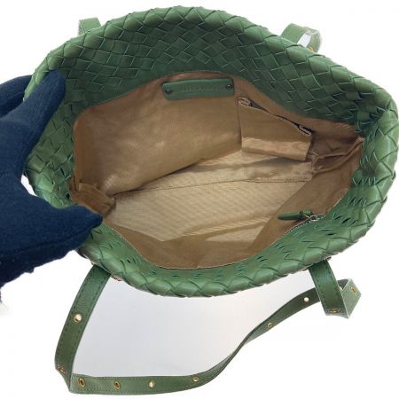  BOTTEGA VENETA ボッテガヴェネタ ショルダーバッグ　イントレチャート グリーン