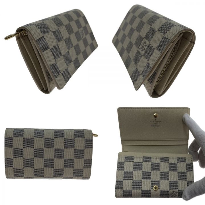 中古】 LOUIS VUITTON ルイヴィトン 財布 2つ折り財布 ダミエ・アズール ポルトフォイユ・トレゾール N61744｜総合リサイクルショップ  なんでもリサイクルビッグバン オンラインストア