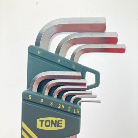  TONE トネ マスターツールロングボールポイントL形レンチ　セット