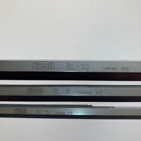  TONE トネ マスターツールロングボールポイントL形レンチ　セット