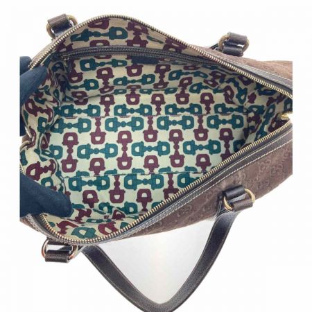  GUCCI グッチ ミニボストン　スエード生地 154180 214397 ブラウン