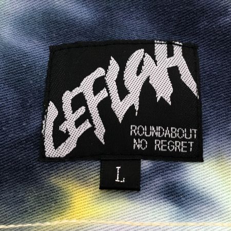  LEFLAH タイダイシャツ Ｌサイズ タイダイ柄
