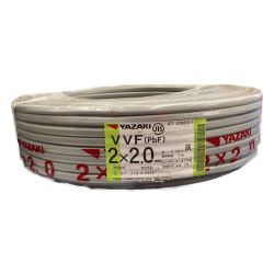 □□ YAZAKI VVFケーブル　2×2.0ｍｍ　100ｍ Sランク