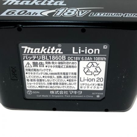  MAKITA マキタ 電動工具 バッテリー  18V6.0Ah BL1860B