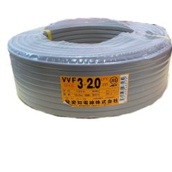 □□ 愛知電線 VVFケーブル　3×2.0ｍｍ　　100ｍ 3×2.0 Sランク