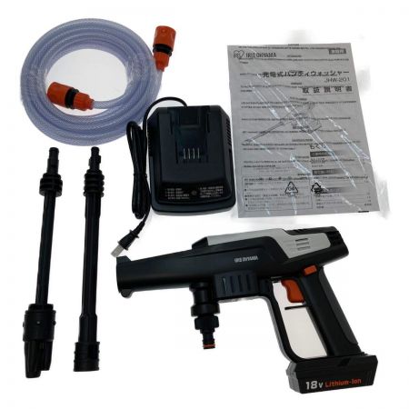  IRISOHYAMA アイリスオーヤマ 充電式ハンディウォッシャー JHW-201 ブラック