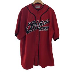 □□ 90s AVIREX メンズ衣料 シャツ 90s ベースボールシャツ SIZE 不明 613306 レッド Bランク