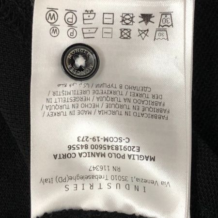  MONCLER モンクレール メンズ衣料 ポロシャツ　シャツ MAGLIA POLO MANICA CORTA SIZE XXL E20918345600 84556 ブラック