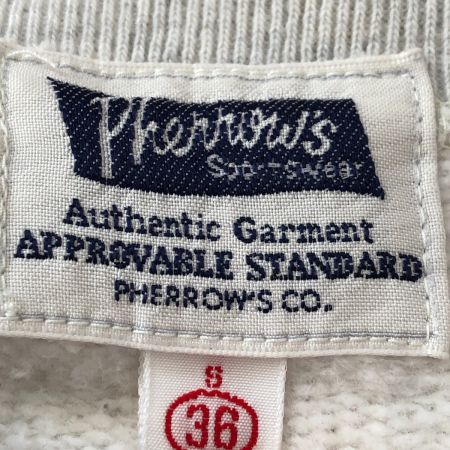  PHERROW'S フェローズ メンズ衣料 スウェット サイズ36 アイボリー