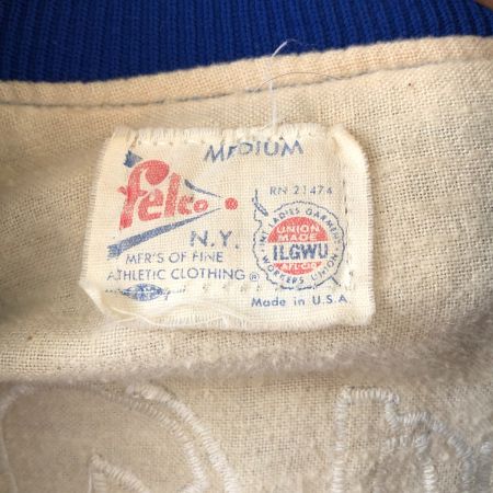  60~70s felco メンズ衣料 ジャケット スタジャン SIZE M ブルー